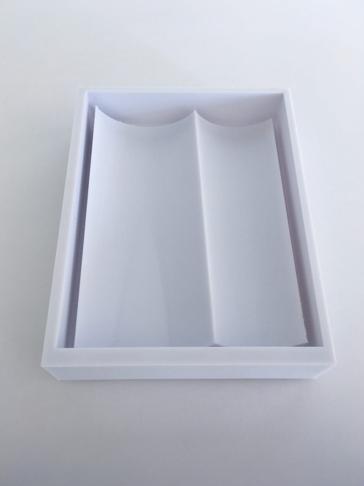 Silicone-shell phantom mold