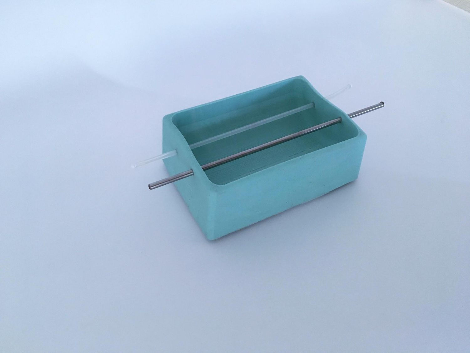 Silicone-shelled ultrasound phantom