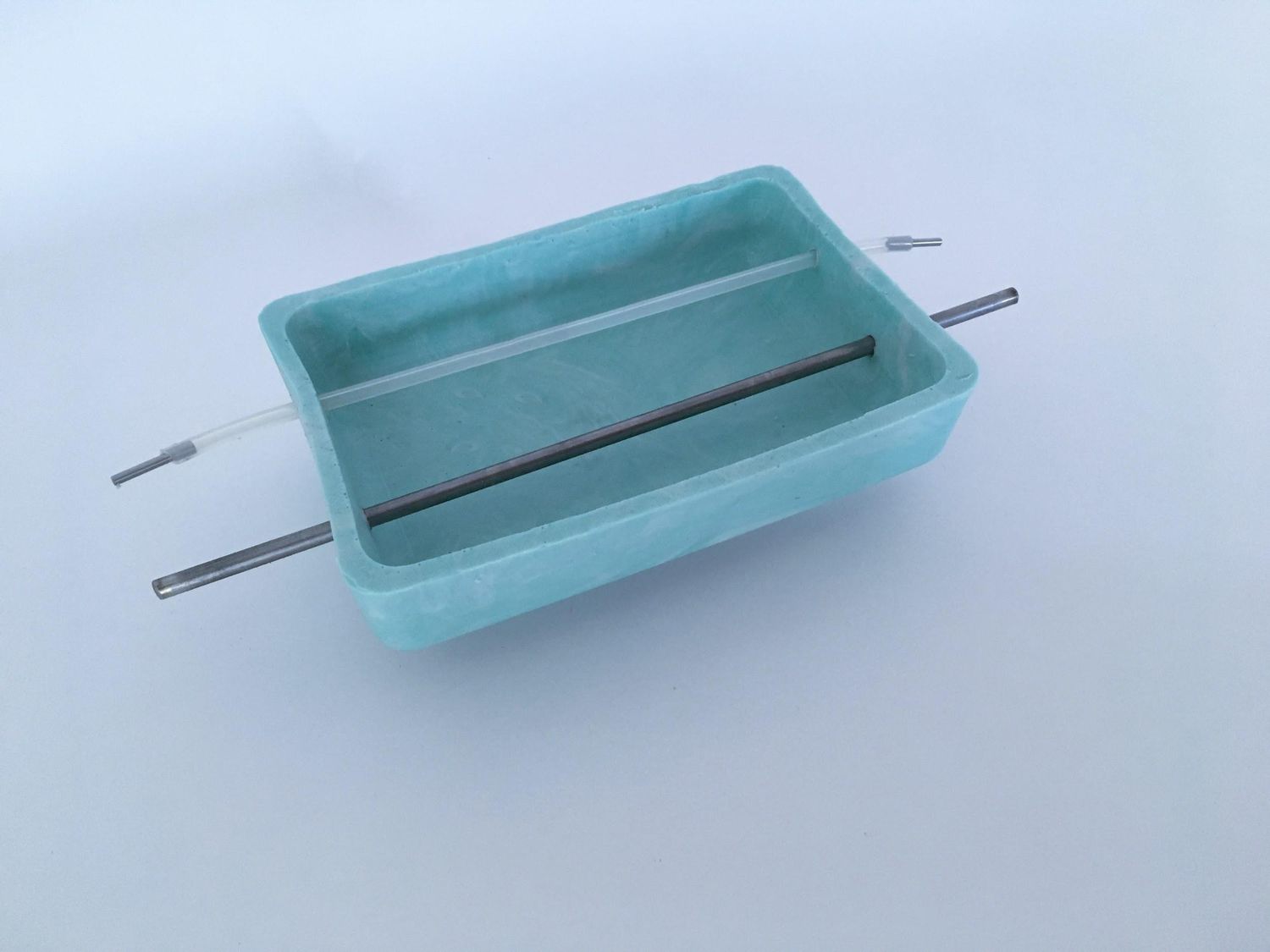 Silicone-shelled ultrasound phantom